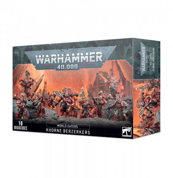 43-10 - Warhammer 40.000 - World Eaters - Khorne Berzerkers - Tabletop