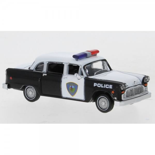 58942 - Brekina - Checker A11 Cab `74 "Squad Car - Saugus, Massachusett"