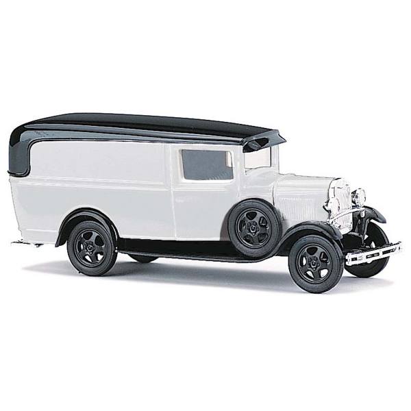 60274 - Busch Bausatz - Ford AA Kasten `1931, weiß