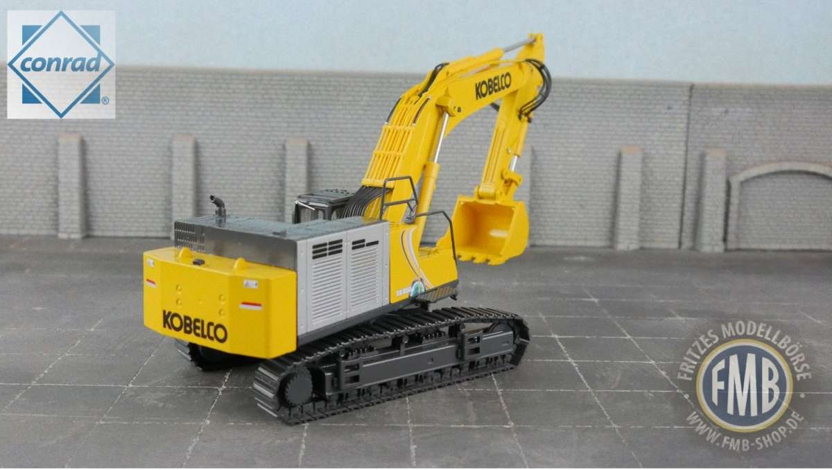 2219/01 - Conrad - Kobelco SK850 LC crawler excavator - yellow - US-Version  - | Fritzes Modellbörse