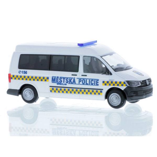 53763 - Rietze - Volkswagen VW T6 LR Funkstreifenwagen "Mestska Policie" CZ