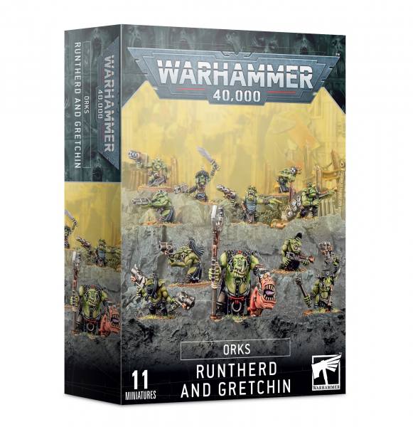 50-16 - Warhammer 40.000 - ORKS - Treiba und Grots - Tabletop