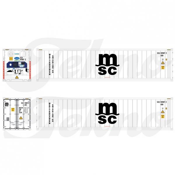 86888 - Tekno - 40ft Kühlcontainer - MSC - CH -
