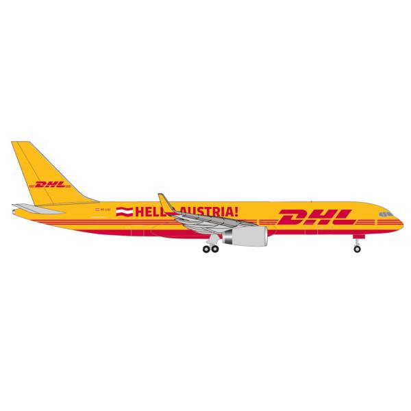 536516 - Herpa Wings - DHL Air Austria Boeing 757-200PCF "Servus / Hello Austria" - OE-LNZ -