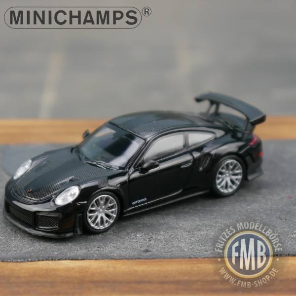 068120 - Minichamps - Porsche 911 GT2 RS (2018), schwarz / Carbon Streifen