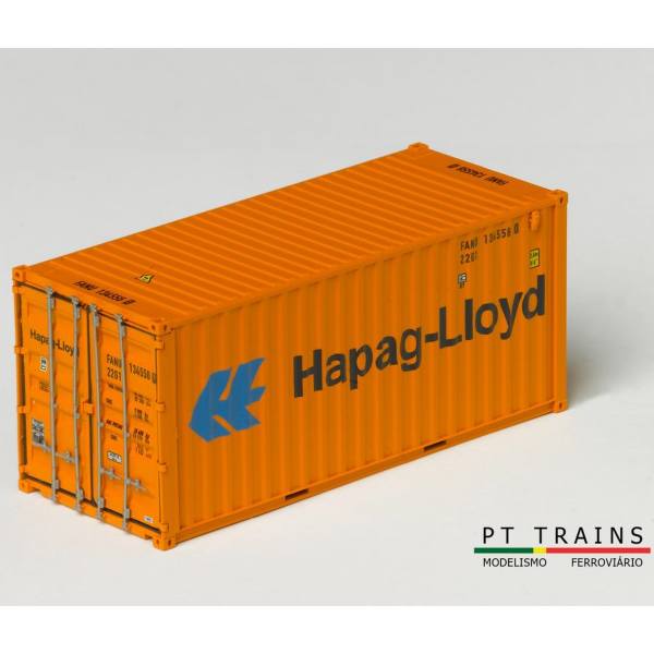 820018 - PT-Trains - 20ft. Container "Hapag Lloyd - FANU1345560"