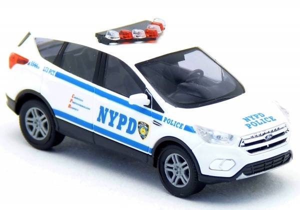 53500-104 - Busch - Ford Kuga Funkstreifenwagen "NYPD / New York Police Department"