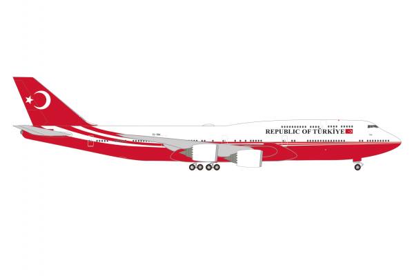 537520 - Herpa Wings - Turkey Government Boeing 747-8 BBJ  - TC-TRK -