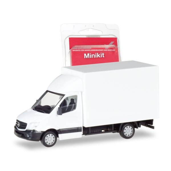 013437 - Herpa MiniKit - Mercedes-Benz Sprinter`13 Koffer, weiß