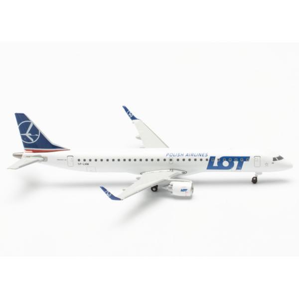 536325-001 - Herpa Wings - LOT Polish Airlines Embraer E195 - SP-LNM -