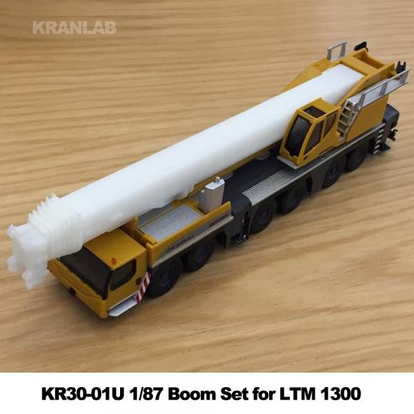 KR30-01U - Kranlab - Ausleger Set für Herpa LTM 1300 Mobilkran, unlackiert