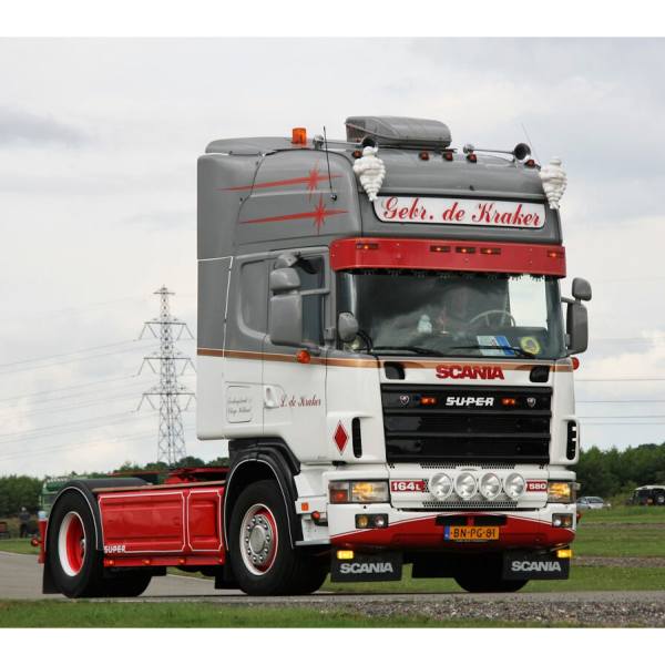 01-4104 - WSI - Scania 164L Topline 4x2 2achs Zugmaschine "de Kraker" NL