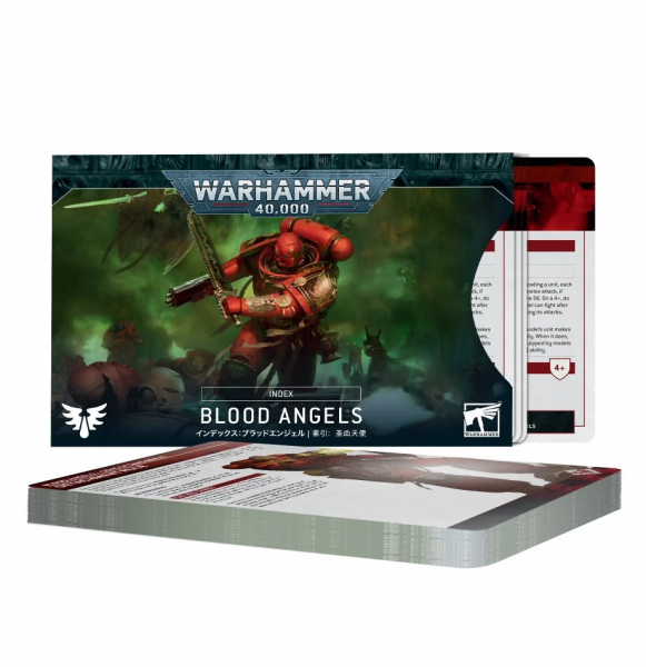 72-41 - Warhammer 40.000 - INDEX CARDS BLOOD ANGELS - Tabletop D