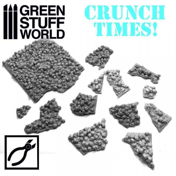 1668 - Green Stuff World - Crunsh Times! - Skull Plate - Base Design