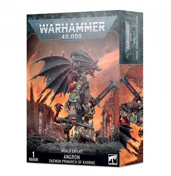 43-28 - Warhammer 40.000 - World Eaters - Angron Daemon Primarch of Khorne - Tabletop
