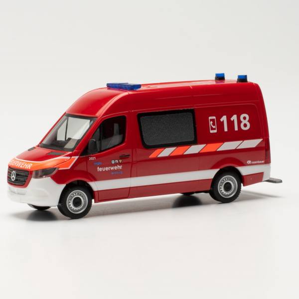 949231 - Herpa - Mercedes-Benz Sprinter `18 Halbbus HD "Regio Feuerwehr Lenzburg" CH
