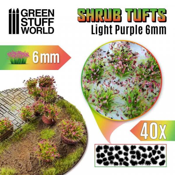 10744 - Green Stuff World - Pruple Shrub Tuft