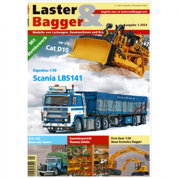 01-2024 - Zeitschrift Laster & Bagger - Ausgabe 1-2024