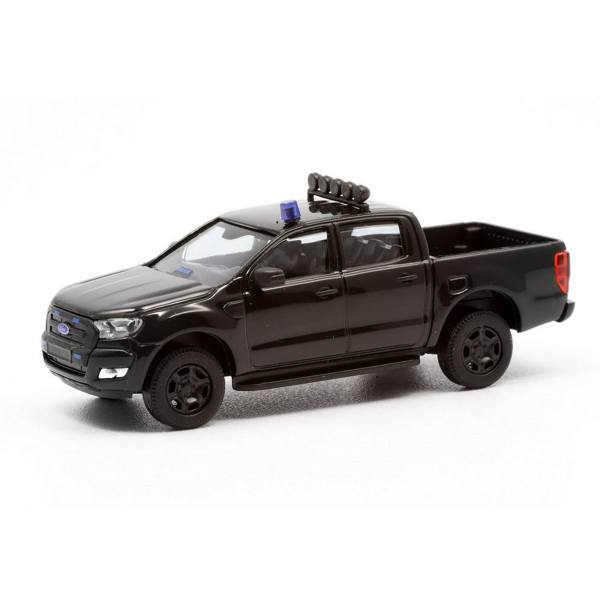 52800-100 - Busch - Ford Ranger `16 Pick-up "Polizei / Zoll / SEK", schwarz
