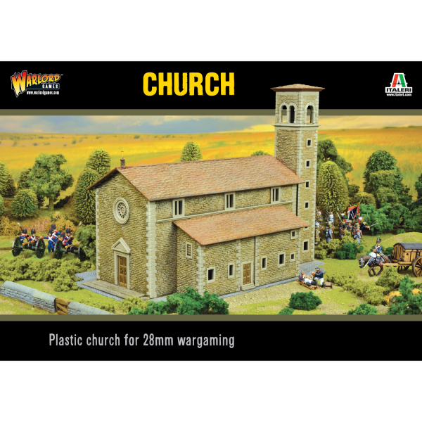802010006 - Bolt Action - Kirche - Church - Tabletop - Terrain