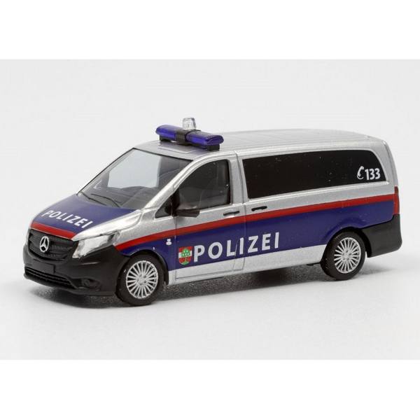 51100-181 - Busch - Mercedes-Benz Vito `14 Funkstreifenwagen "Polizei Dornbirn" AT