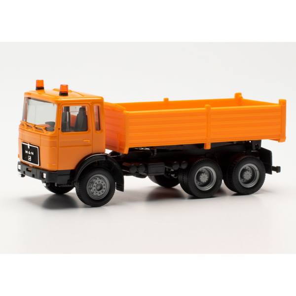 314985 - Herpa Basic - MAN F8 3achs Baukipper, orange