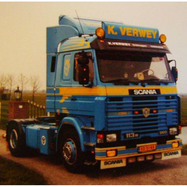 01-4132 - WSI - Scania 3-serie 113M 4x2 2achs Zugmaschine - K. Verweij - NL -