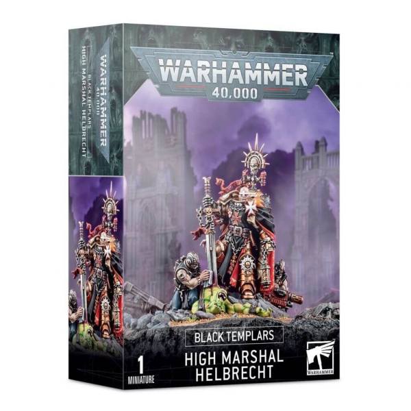 55-41 - Warhammer 40.000 - SPACE MARINES - BLACK TEMPLARS - GROSSMARSCHALL HELBRECHT - Tabletop