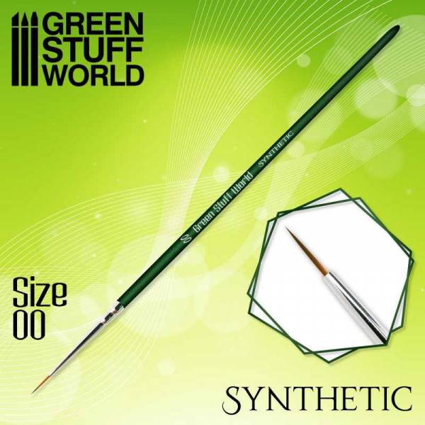 2328 - Green Stuff World - Synthetic Brush Green Series Size 00