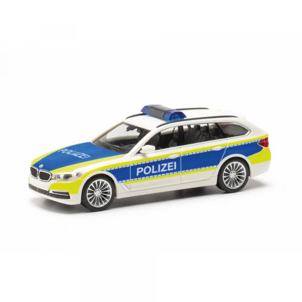 097765 - Herpa - BMW 5er Touring (G31) Funkstreifenwagen "Polizei Niedersachsen" weiß/blau