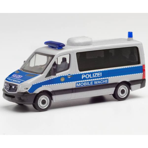 095747 - Herpa - Mercedes-Benz Sprinter `13 Bus Flachdach "Polizei Berlin / Mobile Wache"