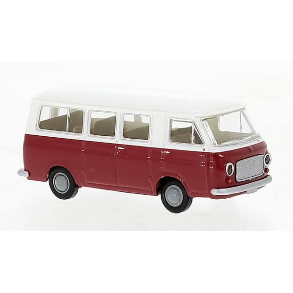 34416 - Brekina - Fiat 238 Bus `1966, rot / weiß