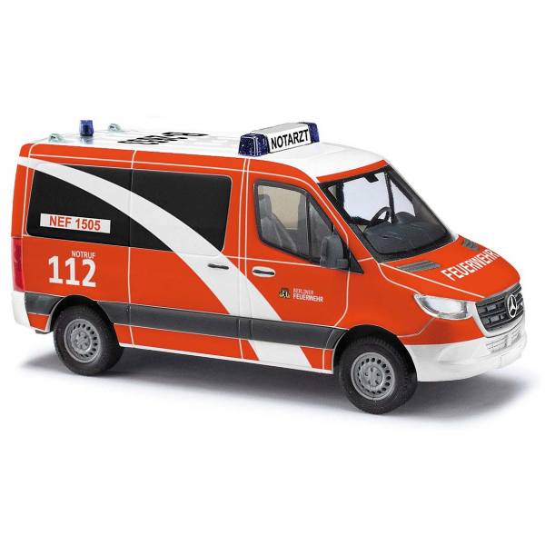 53459 - Busch - Mercedes-Benz Sprinter `18 Bus KR  NEF "Feuerwehr Berlin / Notarzt"