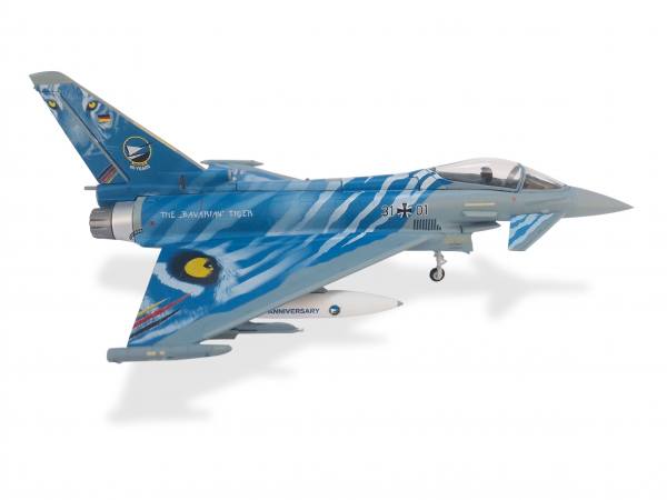 580786 - Herpa Wings - Luftwaffe Eurofighter - TaktLwG 74 "Bavarian Tigers" - 31+01 -