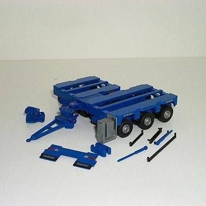98001/0 - Conrad - Goldhofer Module-Set 2achs + 3achs, blau