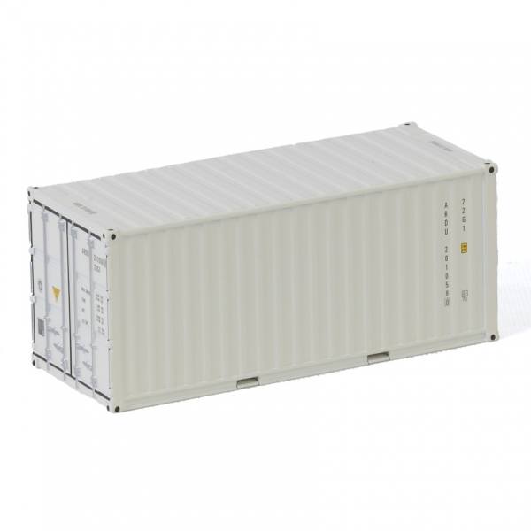 03-2033 - WSI Models - 20 ft. Container, weiß - White Line