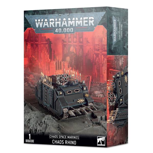 43-11 - Warhammer 40.000 - CHAOS SPACE MARINES - CHAOS RHINO - Tabletop