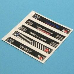 80480 - Tekno Parts - Sticker 101 Schmitz, Floor 1, Floor 2, Markierung und Burg