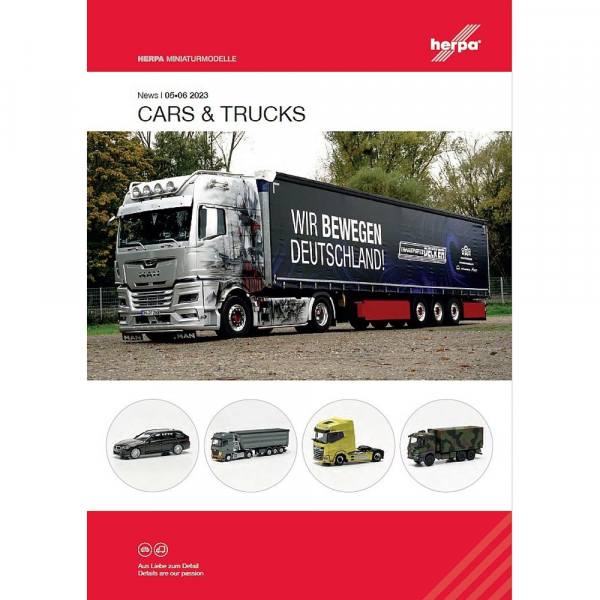 210249 - Herpa - Prospekt Neuheiten Cars & Trucks - Wings Mai / Juni 2023