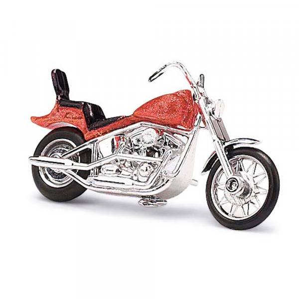 40153 - Busch - US-Motorrad, rot/chrom