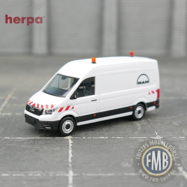 951289 - Herpa - MAN TGE 3.180 Kasten Hochdach, weiß