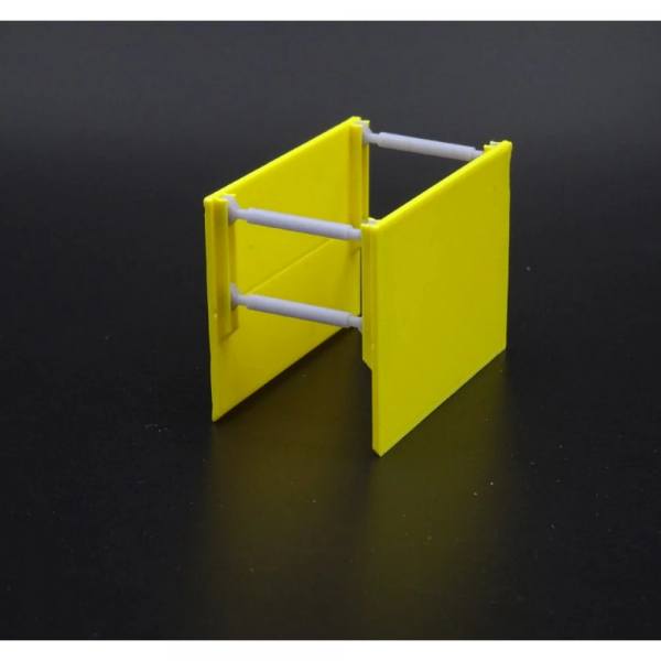 100121 - 3D-Druckfactory - Verbaubox / Verbaukasten groß, gelb - 3 Stück