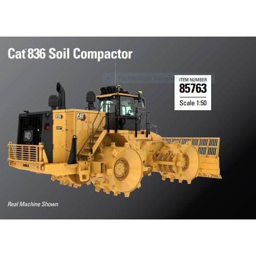 85763 - Diecast Masters - CAT 863 Landfill Compactor