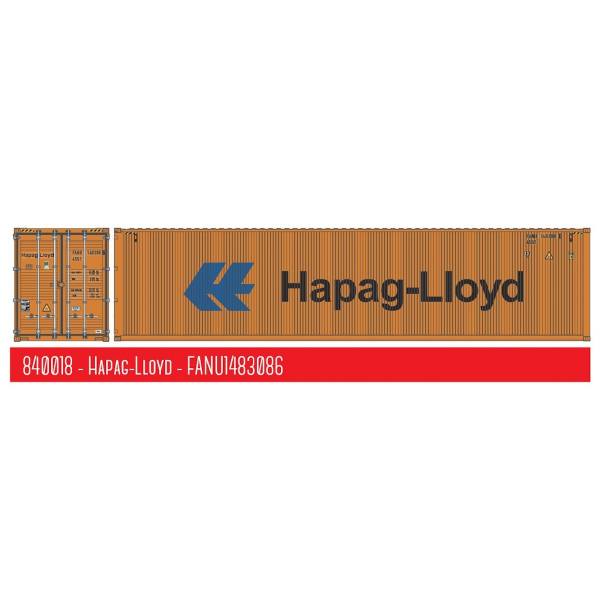 840018 - PT-Trains - 40ft. Highcube Container "Hapag-Lloyd - FANU1483086"