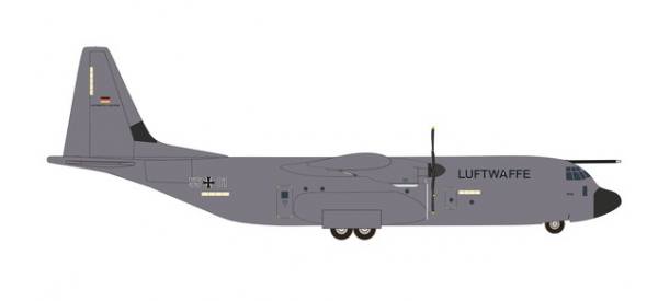 537438 - Herpa Wings - Luftwaffe C-130J-30 Super Hercules Binational Air Transport Squadron- 55+01 -