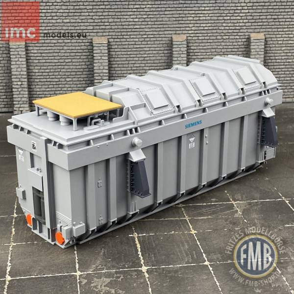 33-0174 - IMC Models - großer Siemens Transformator mit Transportseilen, ideal als Ladegut