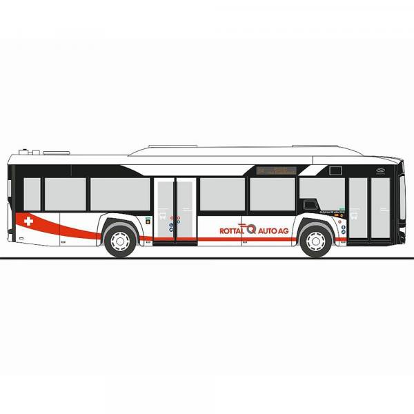 76813 - Rietze - Solaris Urbino 12 `19 electric Stadtbus, 2türig "Rottal Auto AG" CH