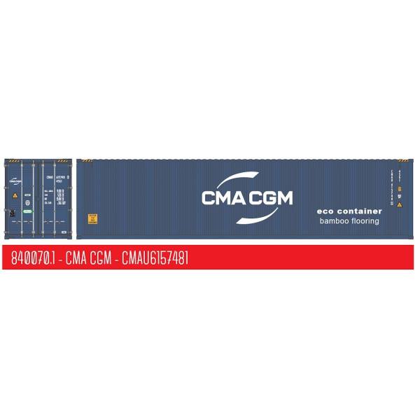 840070.1 - PT-Trains - 40ft. Highcube Container "CMA CGM - CMAU6157481"