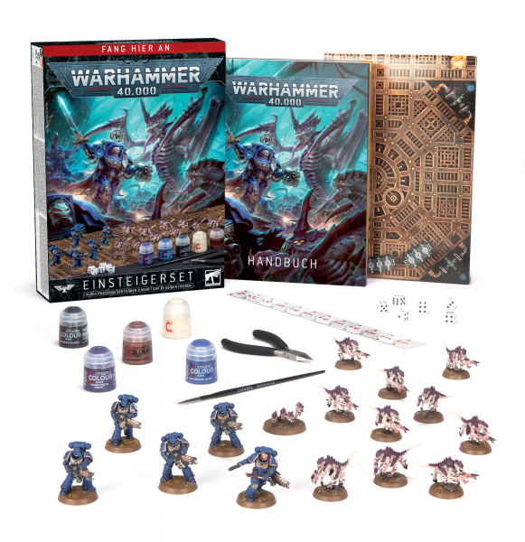 40-04 - Warhammer 40.000 - Hobby Starter Set - Tyranids vs Space Marines ( Deutsch ) - Tabletop