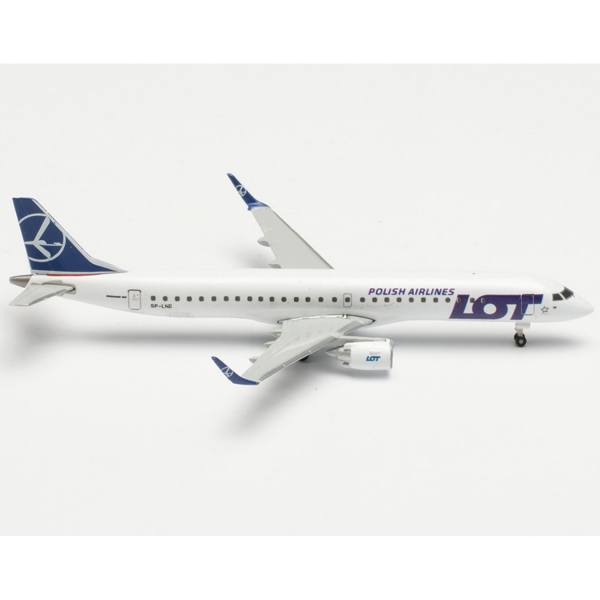 536325 - Herpa Wings - LOT Polish Airlines Embraer 195 - SP-LND